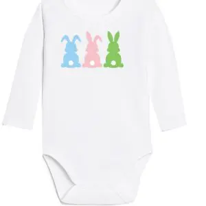 Body niemowlęce Wielkanocne ZAJĄCZEK KRÓLIK KURCZAK | bawełna | prezent