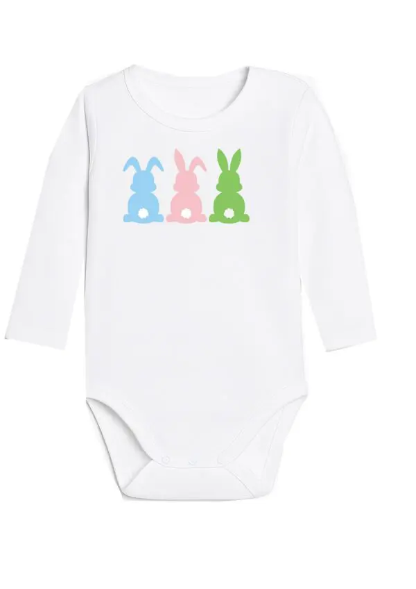 Body niemowlęce Wielkanocne ZAJĄCZEK KRÓLIK KURCZAK | bawełna | prezent