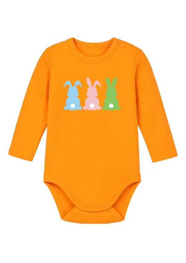 Body niemowlęce Wielkanocne ZAJĄCZEK KRÓLIK KURCZAK | bawełna | prezent