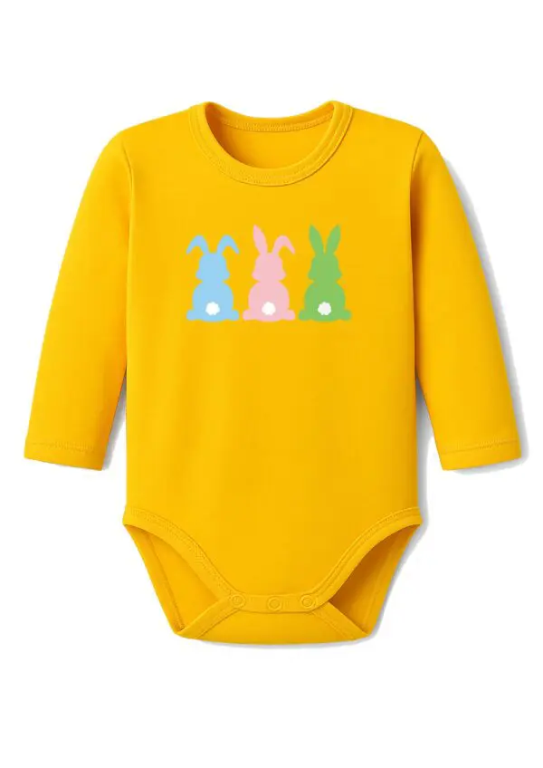 Body niemowlęce Wielkanocne ZAJĄCZEK KRÓLIK KURCZAK | bawełna | prezent