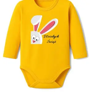 Body niemowlęce Wielkanocne ZAJĄCZEK KRÓLIK KURCZAK | bawełna | prezent