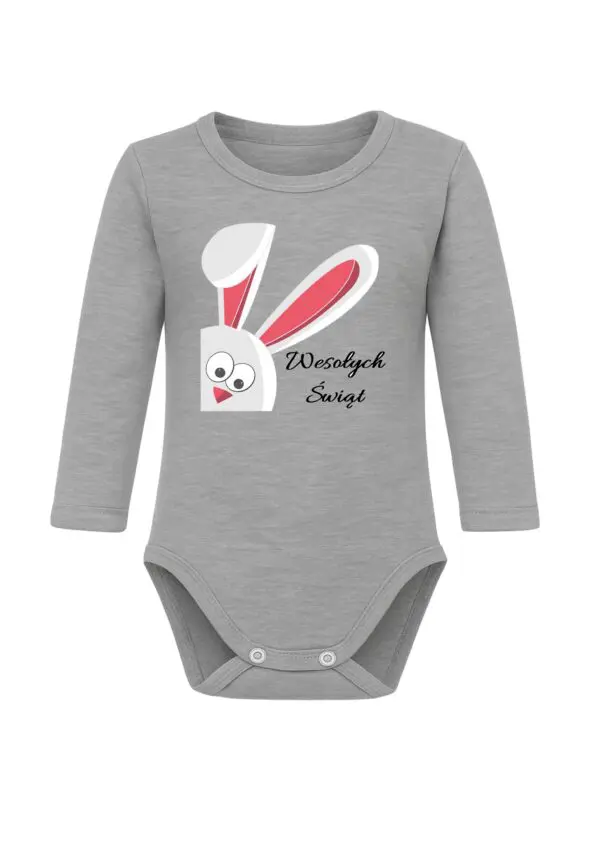 Body niemowlęce Wielkanocne ZAJĄCZEK KRÓLIK KURCZAK | bawełna | prezent