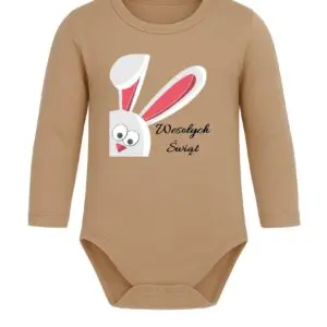 Body niemowlęce Wielkanocne ZAJĄCZEK KRÓLIK KURCZAK | bawełna | prezent