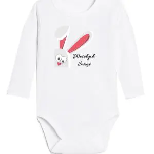 Body niemowlęce Wielkanocne ZAJĄCZEK KRÓLIK KURCZAK | bawełna | prezent