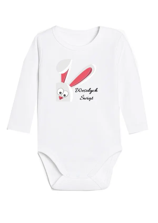 Body niemowlęce Wielkanocne ZAJĄCZEK KRÓLIK KURCZAK | bawełna | prezent
