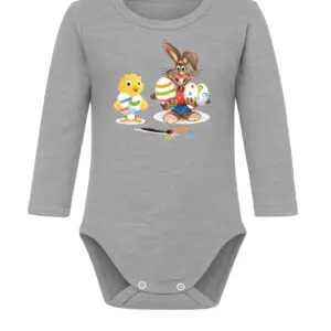 Body niemowlęce Wielkanocne ZAJĄCZEK KRÓLIK KURCZAK | bawełna | prezent