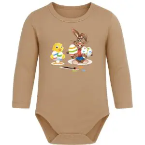 Body niemowlęce Wielkanocne ZAJĄCZEK KRÓLIK KURCZAK | bawełna | prezent