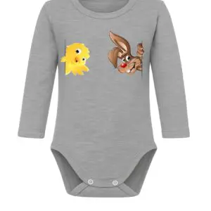 Body niemowlęce Wielkanocne ZAJĄCZEK KRÓLIK KURCZAK | bawełna | prezent