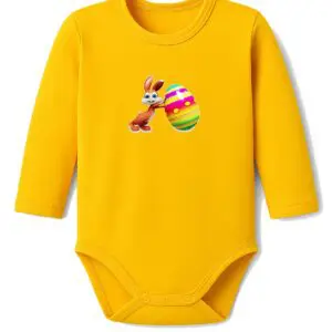 Body niemowlęce Wielkanocne ZAJĄCZEK KRÓLIK KURCZAK | bawełna | prezent