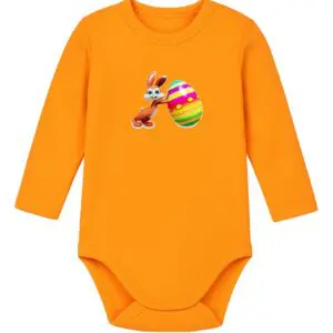 Body niemowlęce Wielkanocne ZAJĄCZEK KRÓLIK KURCZAK | bawełna | prezent