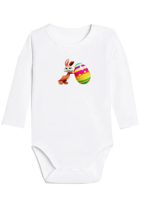 Body niemowlęce Wielkanocne ZAJĄCZEK KRÓLIK KURCZAK | bawełna | prezent