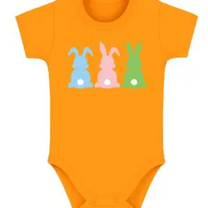 Body niemowlęce Wielkanocne ZAJĄCZEK KRÓLIK KURCZAK | bawełna | prezent