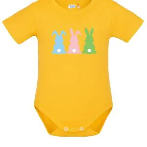 Body niemowlęce Wielkanocne ZAJĄCZEK KRÓLIK KURCZAK | bawełna | prezent