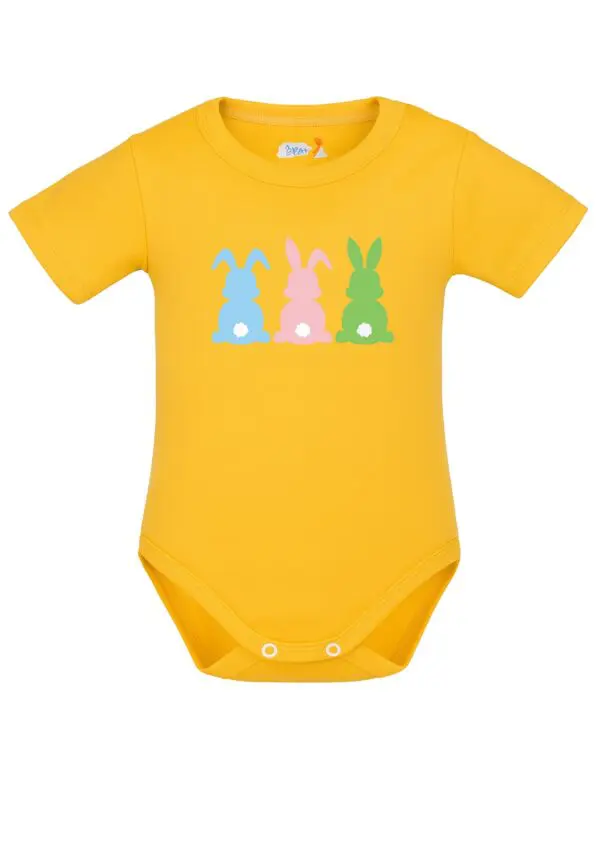 Body niemowlęce Wielkanocne ZAJĄCZEK KRÓLIK KURCZAK | bawełna | prezent