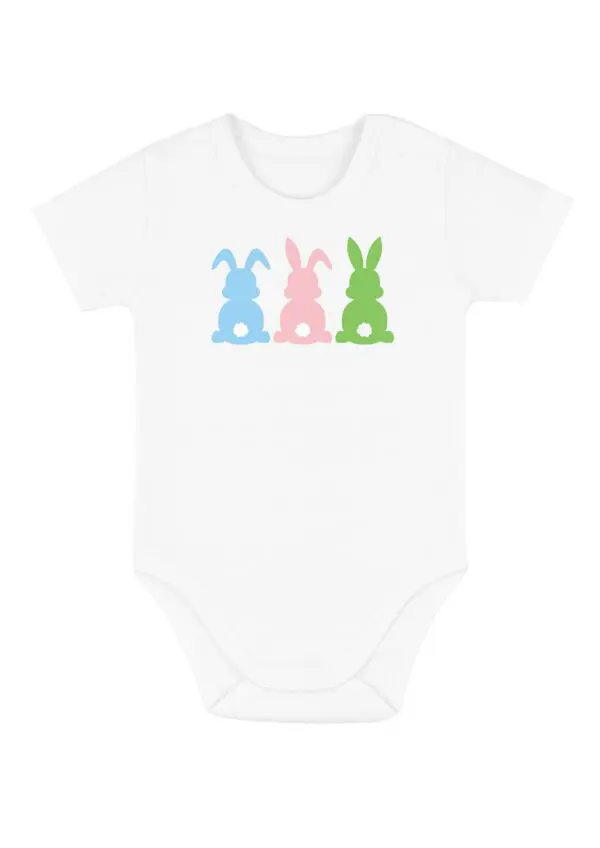 Body niemowlęce Wielkanocne ZAJĄCZEK KRÓLIK KURCZAK | bawełna | prezent