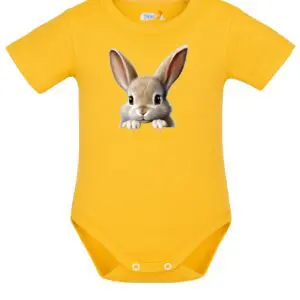 Body niemowlęce Wielkanocne ZAJĄCZEK KRÓLIK KURCZAK | bawełna | prezent