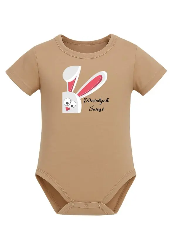 Body niemowlęce Wielkanocne ZAJĄCZEK KRÓLIK KURCZAK | bawełna | prezent