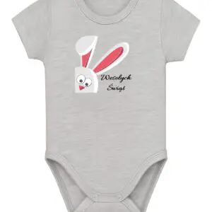 Body niemowlęce Wielkanocne ZAJĄCZEK KRÓLIK KURCZAK | bawełna | prezent