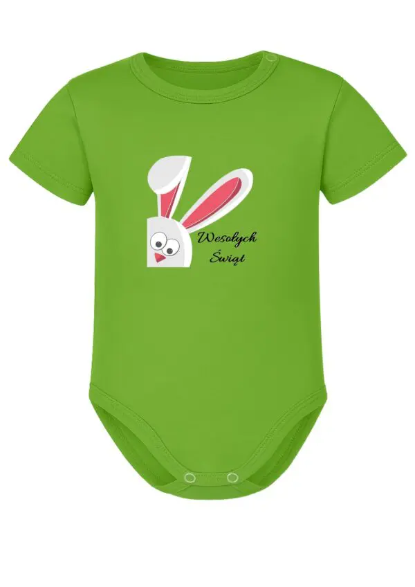 Body niemowlęce Wielkanocne ZAJĄCZEK KRÓLIK KURCZAK | bawełna | prezent