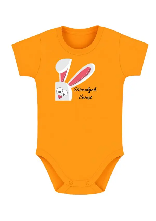 Body niemowlęce Wielkanocne ZAJĄCZEK KRÓLIK KURCZAK | bawełna | prezent