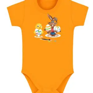 Body niemowlęce Wielkanocne ZAJĄCZEK KRÓLIK KURCZAK | bawełna | prezent