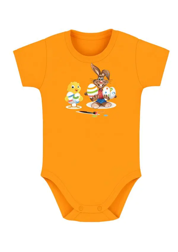 Body niemowlęce Wielkanocne ZAJĄCZEK KRÓLIK KURCZAK | bawełna | prezent