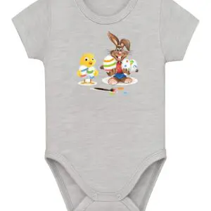 Body niemowlęce Wielkanocne ZAJĄCZEK KRÓLIK KURCZAK | bawełna | prezent