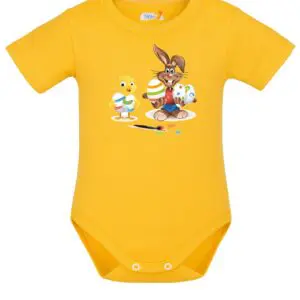 Body niemowlęce Wielkanocne ZAJĄCZEK KRÓLIK KURCZAK | bawełna | prezent