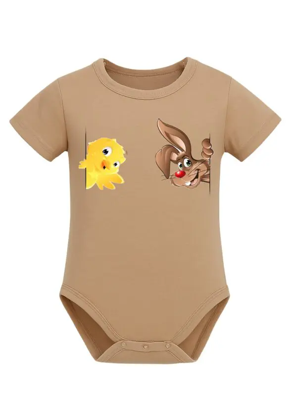 Body niemowlęce Wielkanocne ZAJĄCZEK KRÓLIK KURCZAK | bawełna | prezent