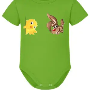 Body niemowlęce Wielkanocne ZAJĄCZEK KRÓLIK KURCZAK | bawełna | prezent
