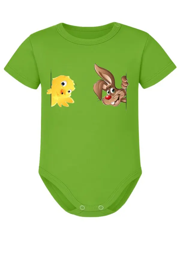 Body niemowlęce Wielkanocne ZAJĄCZEK KRÓLIK KURCZAK | bawełna | prezent