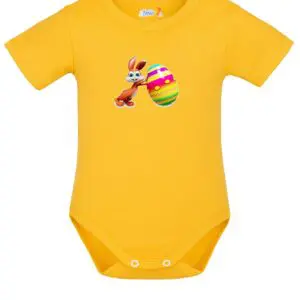 Body niemowlęce Wielkanocne ZAJĄCZEK KRÓLIK KURCZAK | bawełna | prezent