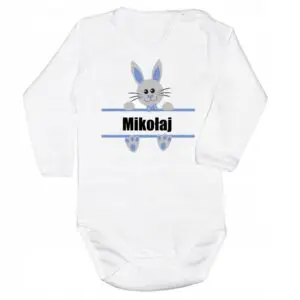 Body niemowlęce Wielkanocne ZAJĄCZEK KRÓLIK KURCZAK | bawełna | prezent