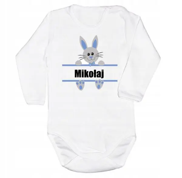 Body niemowlęce Wielkanocne ZAJĄCZEK KRÓLIK KURCZAK | bawełna | prezent
