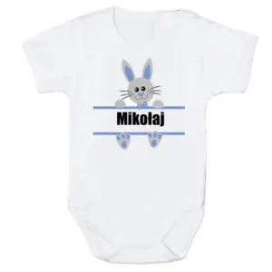 Body niemowlęce Wielkanocne ZAJĄCZEK KRÓLIK KURCZAK | bawełna | prezent
