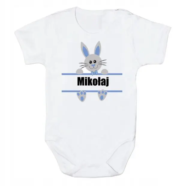 Body niemowlęce Wielkanocne ZAJĄCZEK KRÓLIK KURCZAK | bawełna | prezent