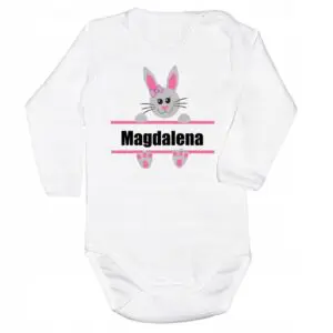 Body niemowlęce Wielkanocne ZAJĄCZEK KRÓLIK KURCZAK | bawełna | prezent