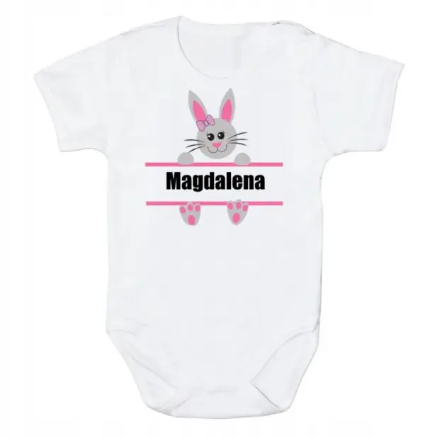 Body niemowlęce Wielkanocne ZAJĄCZEK KRÓLIK KURCZAK | bawełna | prezent