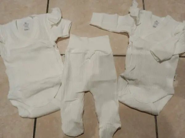 Komplet wyprawka 2x body kopertowe prążek z połśpioszkami (Kopia)
