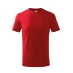 Koszulka t-shirt na WF gładka czerwona