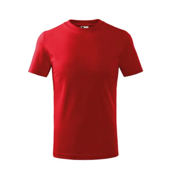 Koszulka t-shirt na WF gładka czerwona