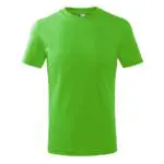 Koszulka t-shirt na WF gładka zielona