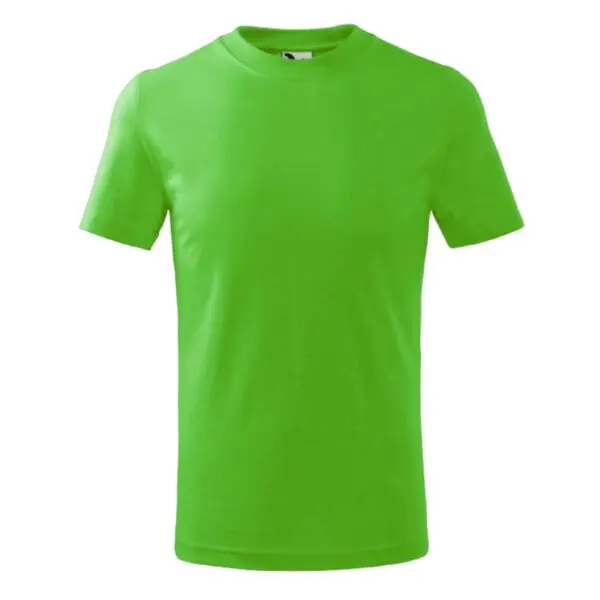 Koszulka t-shirt na WF gładka zielona