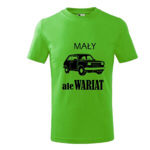 T-shirt dziecięca MAŁY ale WARIAT