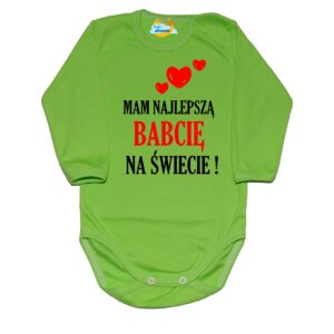 Body niemowlęce Mam najlepszą Babcię