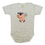 Body krótki rękaw Capybara szare