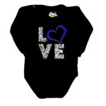 Body kocham Cię LOVE czarne