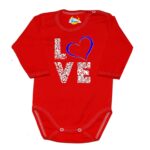 Body kocham Cię LOVE czerwone