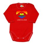 Body kocham Cię LOVE czerwone
