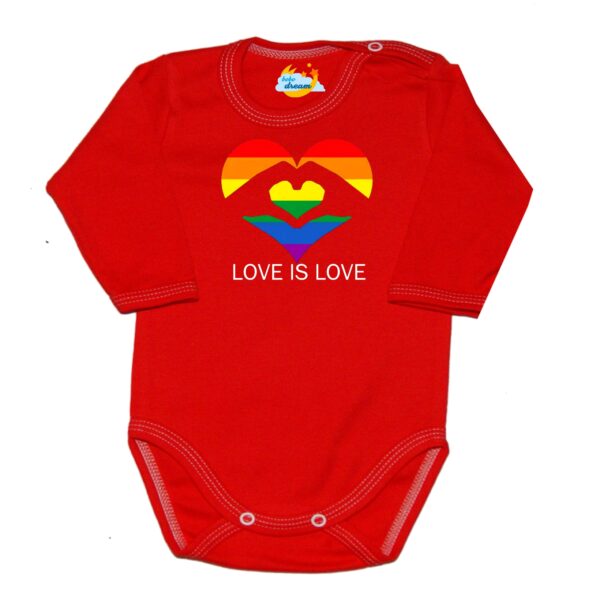 Body kocham Cię LOVE czerwone